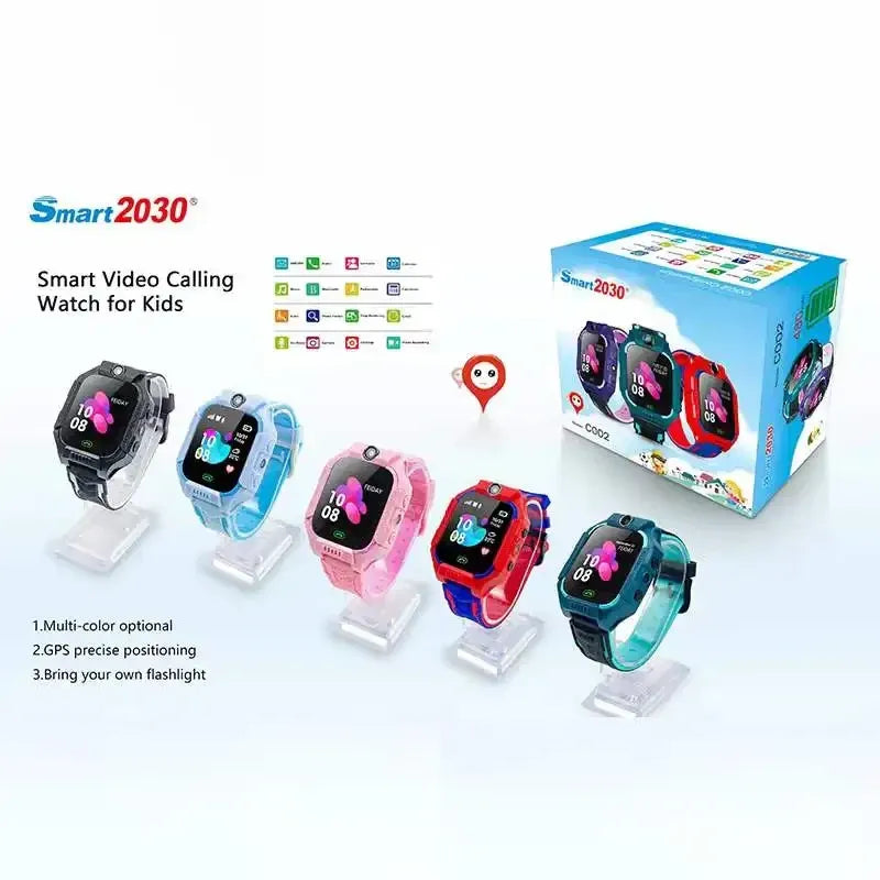 Updated Version SIM Supported Kids Smart Watch – Smartberry C005 (Black | Pink | Blue