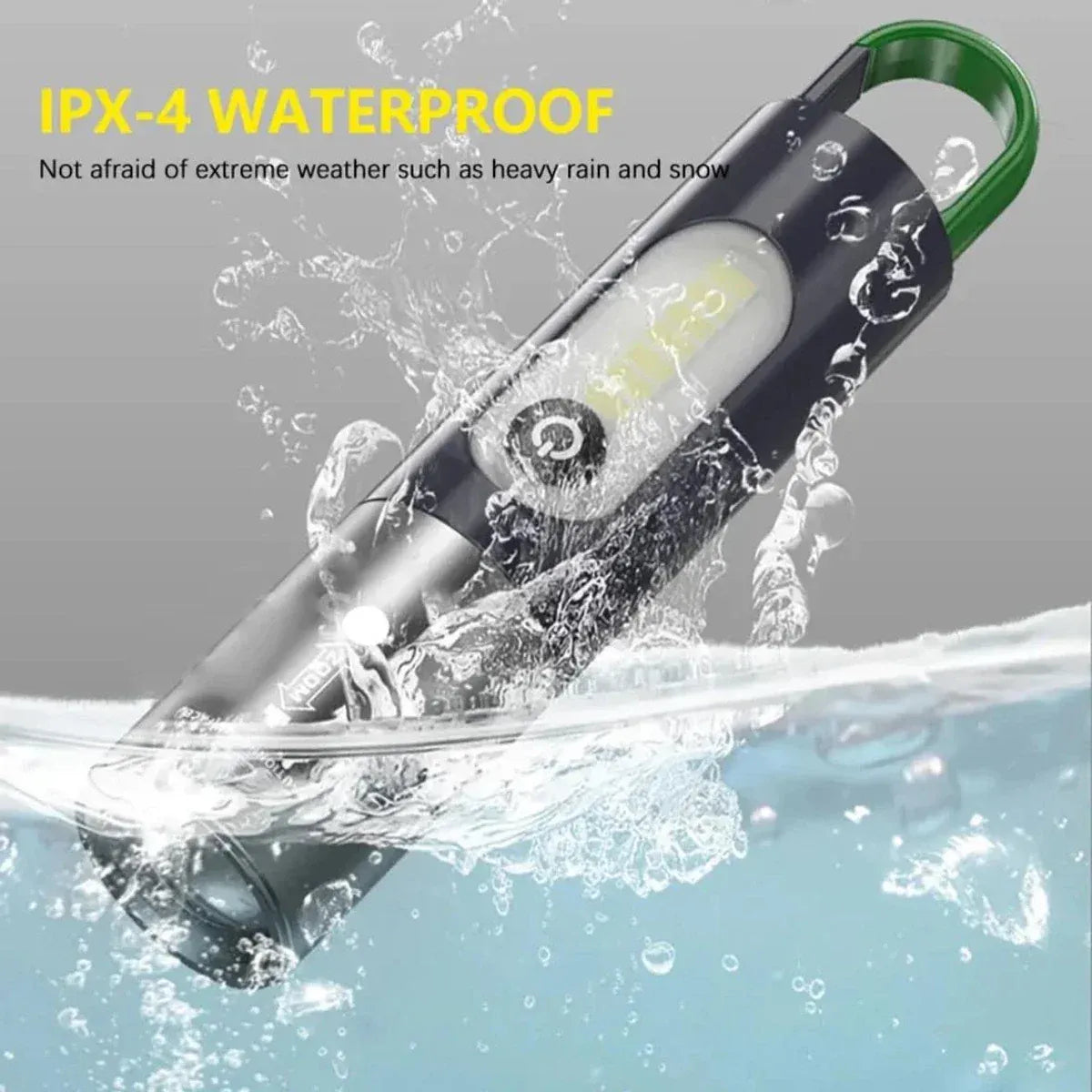 Multifunctional LED Flashlight USB Rechargeable