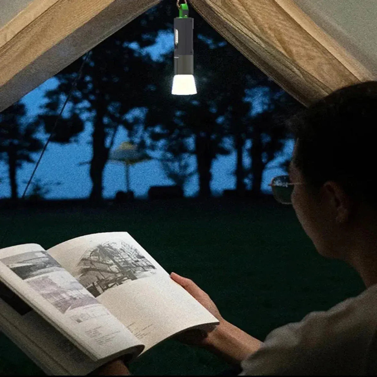 Multifunctional LED Flashlight USB Rechargeable