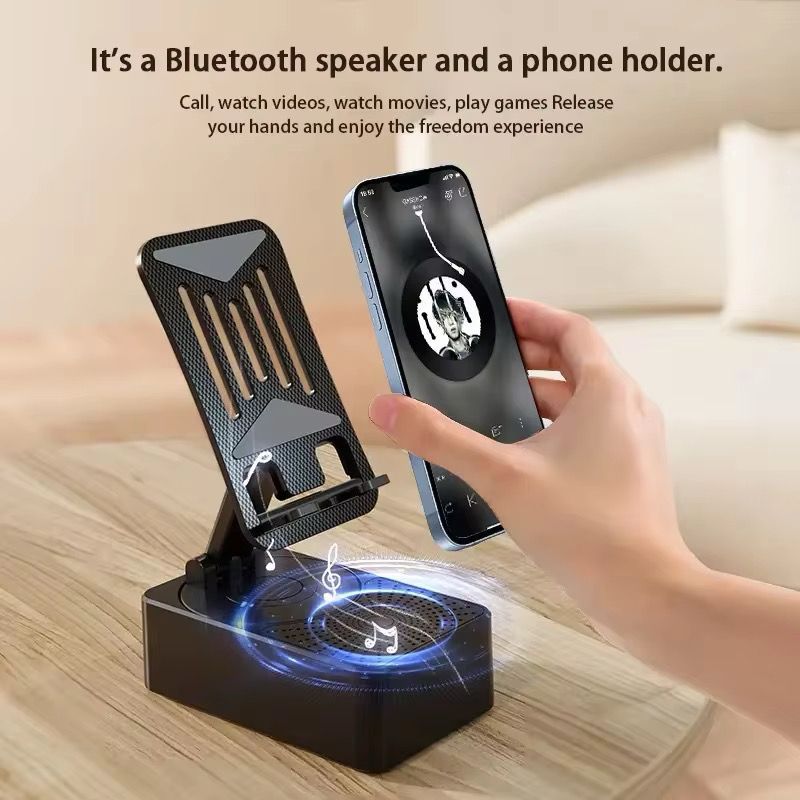 3 In 1 Viral Bluetooth Speaker+Phone Stand+Powerbank